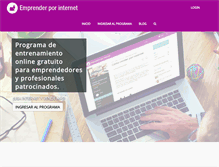 Tablet Screenshot of emprenderporinternet.com